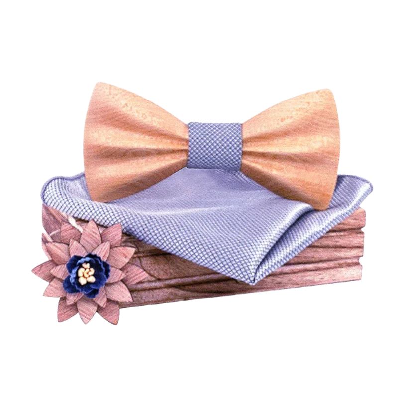 Noeud Papillon en Bois 3D