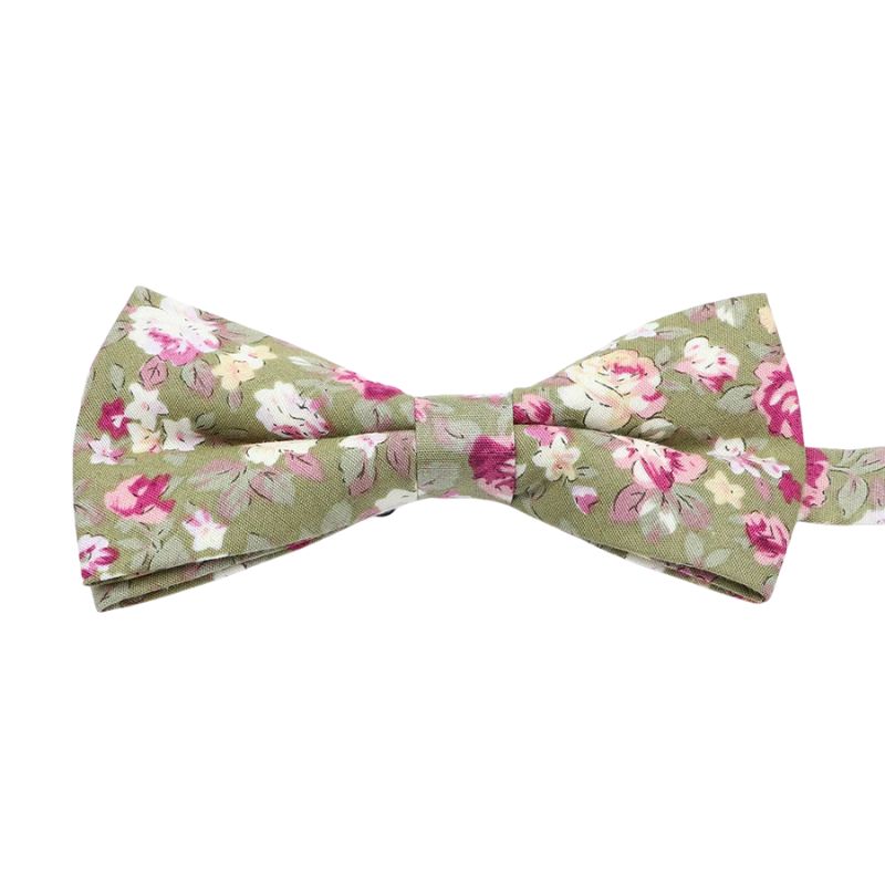 Noeud Papillon Vert Sauge Liberty