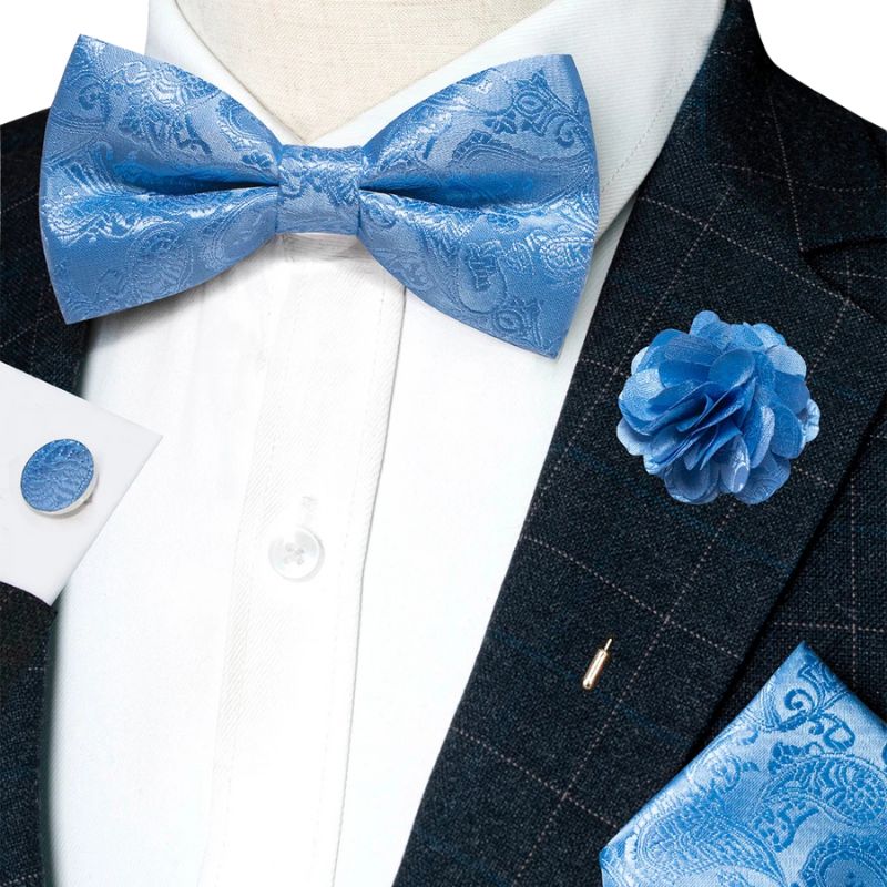 Noeud Papillon Bleu Ciel