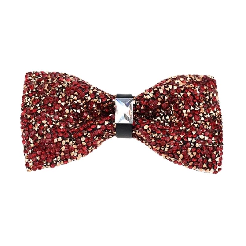 Noeud Papillon Rouge Pailleté