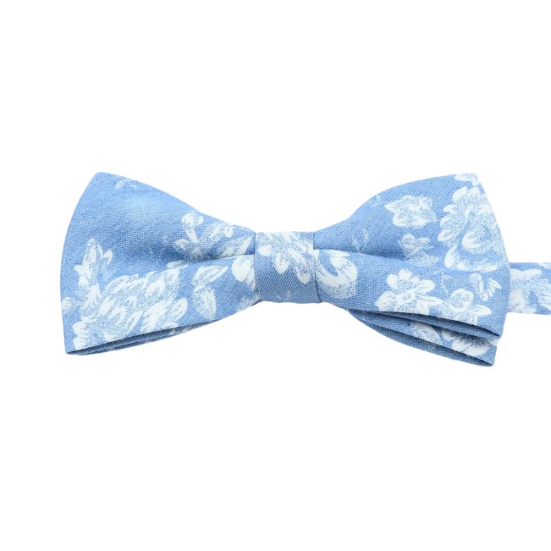 Noeud Papillon Bleu Liberty