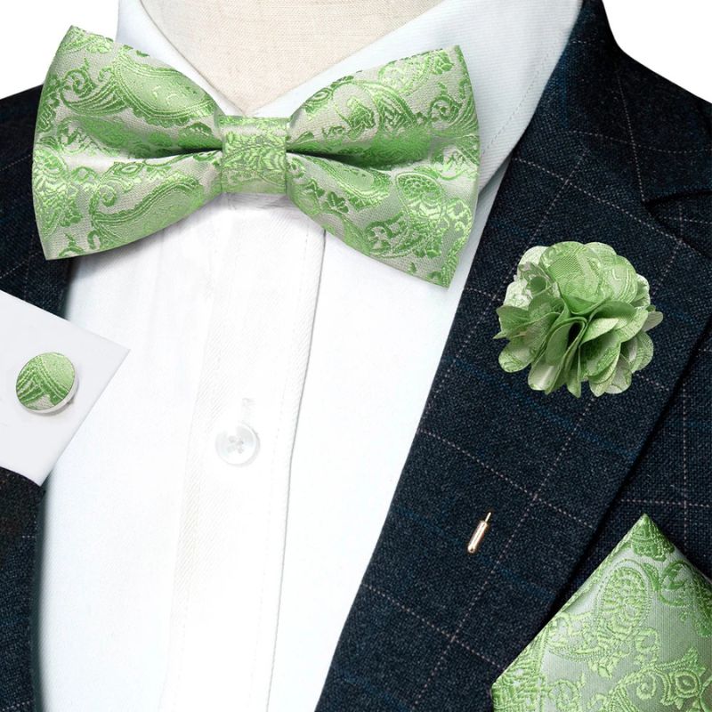 Noeud Papillon Vert Anis