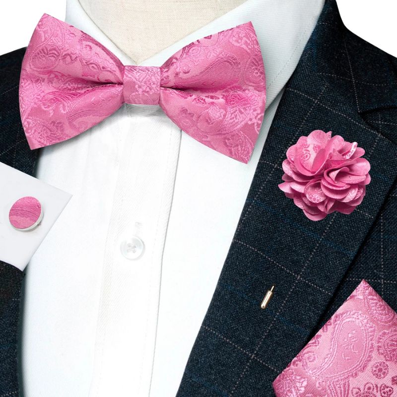 Noeud Papillon Vieux Rose