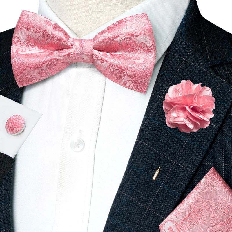 Noeud Papillon Rose Poudré