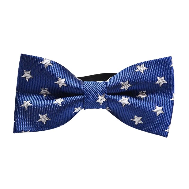 Noeud Papillon Enfant Bleu Étoilé