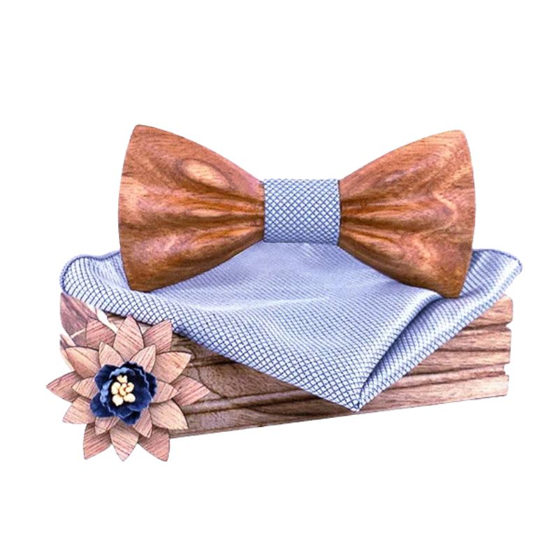 Noeud Papillon en Bois 3D