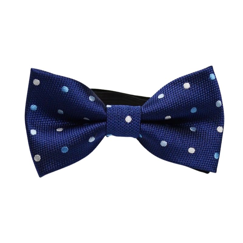 Noeud Papillon Enfant Bleu Marine à Pois