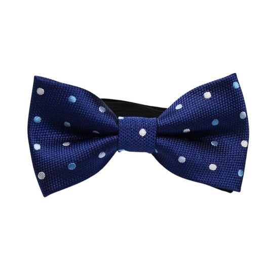 Noeud Papillon Enfant Bleu Marine à Pois