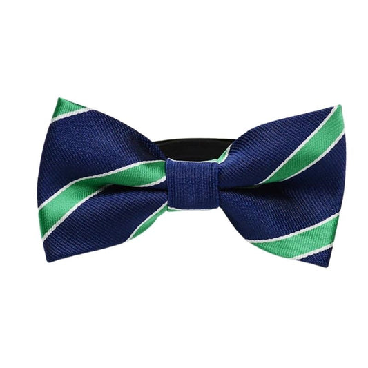 Noeud Papillon Enfant Bleu Marine et Vert