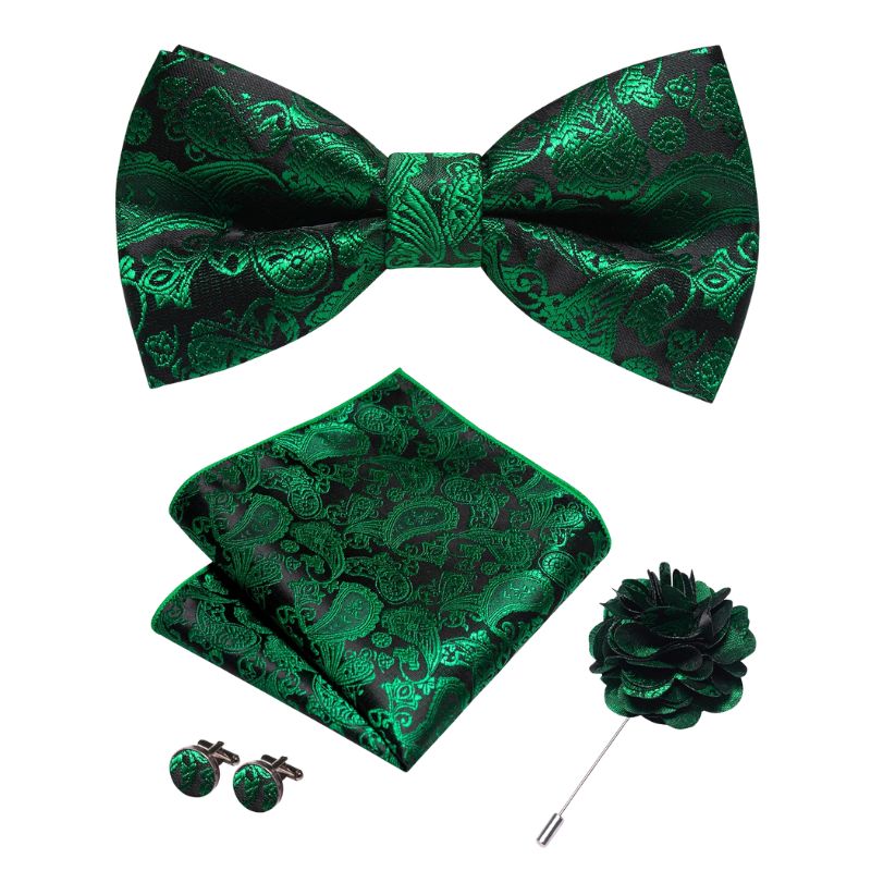 Noeud Papillon Vert Émeraude