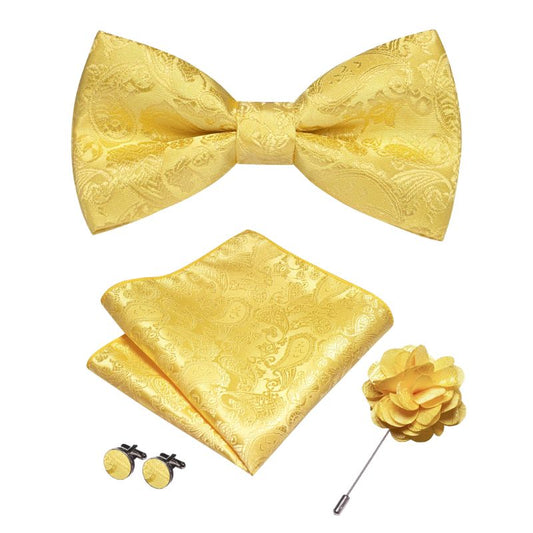 Noeud Papillon Jaune Pâle