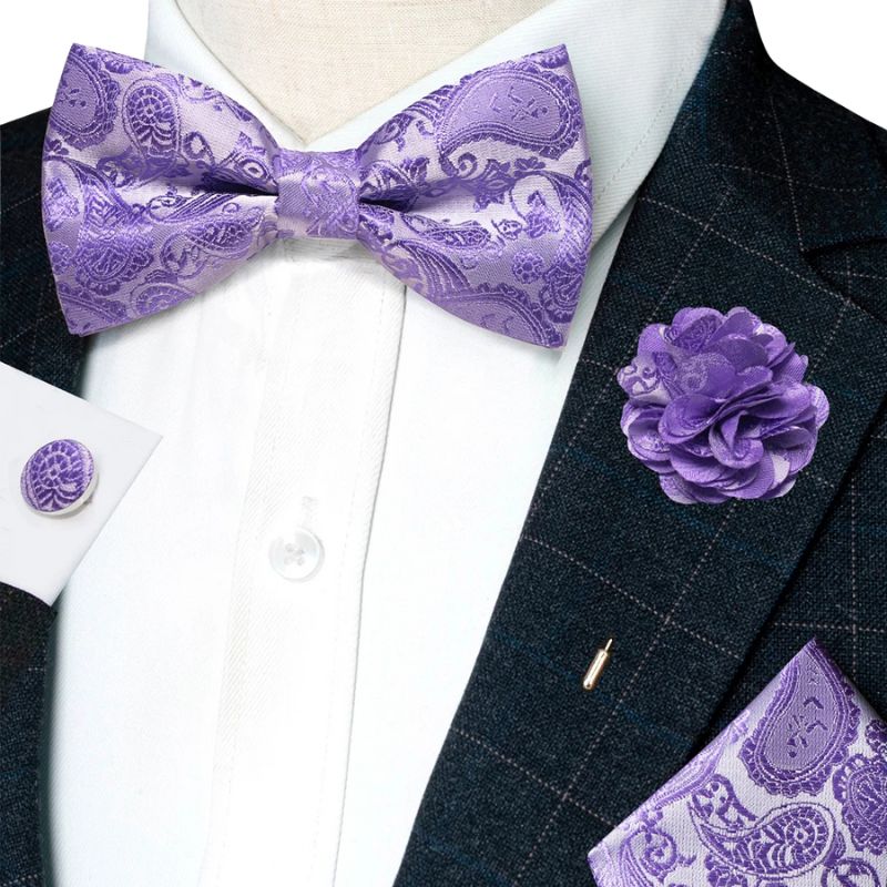 Noeud Papillon Couleur Lila