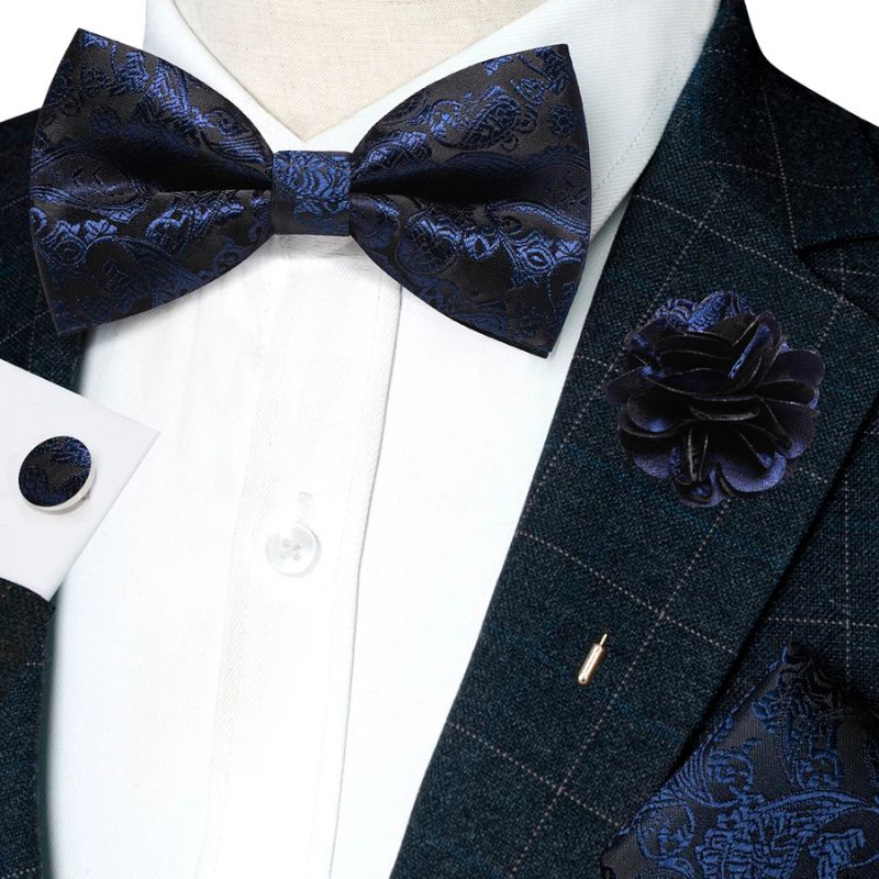 Noeud Papillon Bleu Nuit