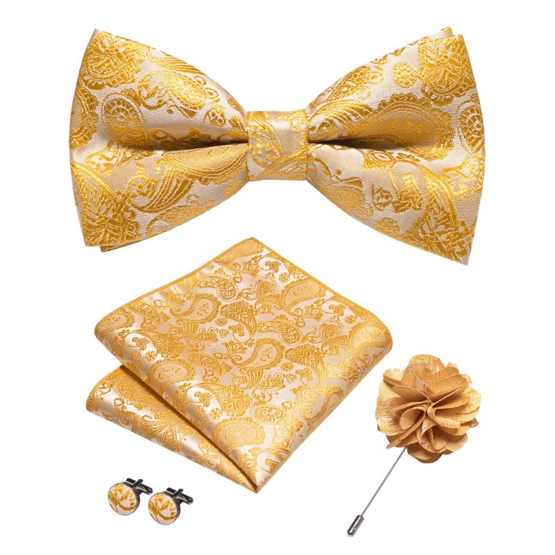 Noeud Papillon Jaune Moutarde