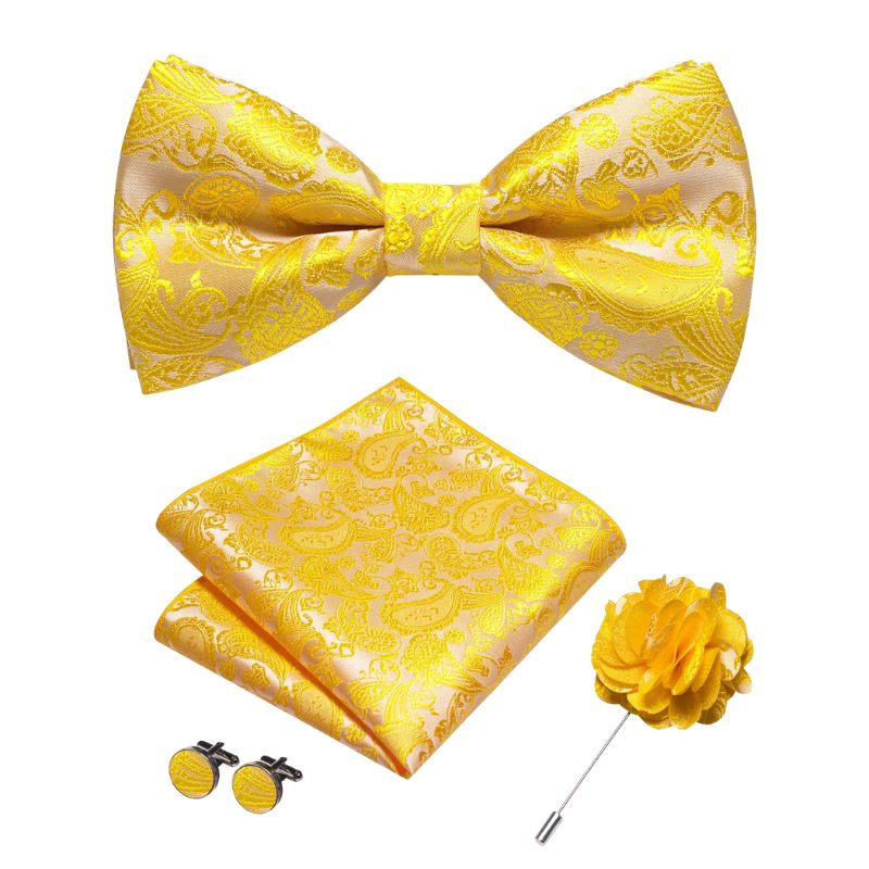 Noeud Papillon Jaune Citron