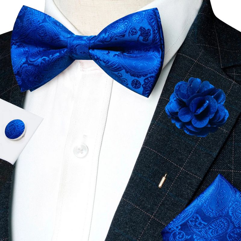 Noeud Papillon Bleu Électrique