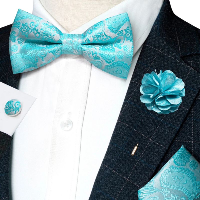 Noeud Papillon Turquoise