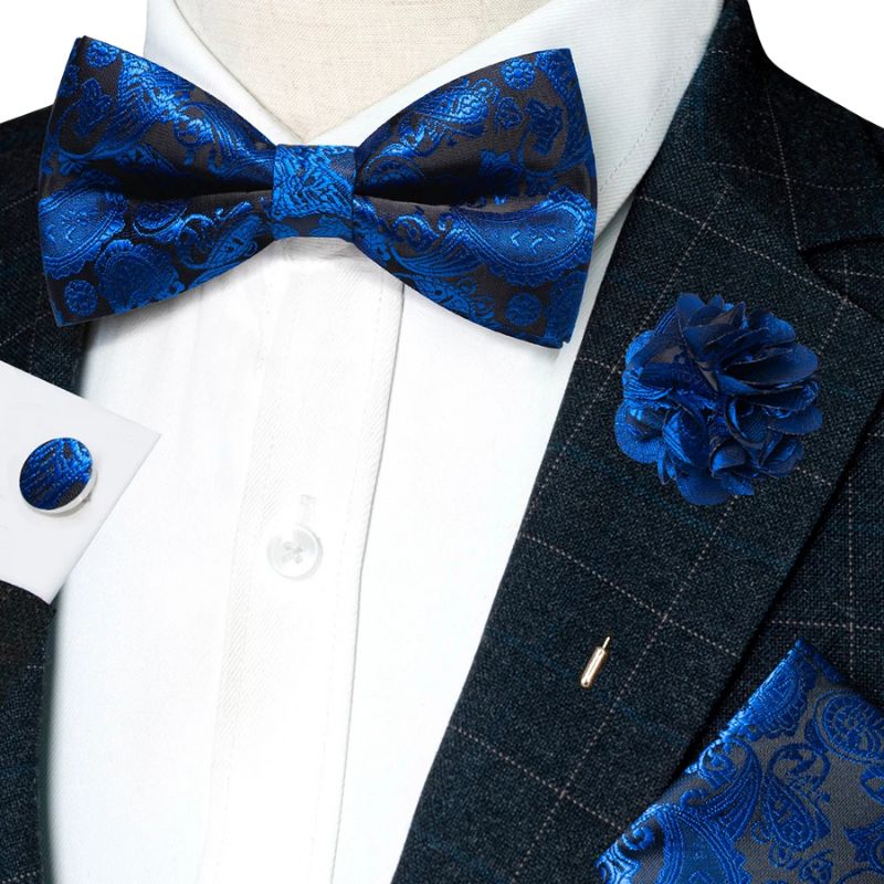 Noeud Papillon Bleu Homme