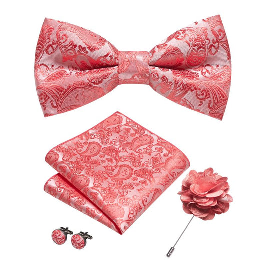 Noeud Papillon Rose Corail