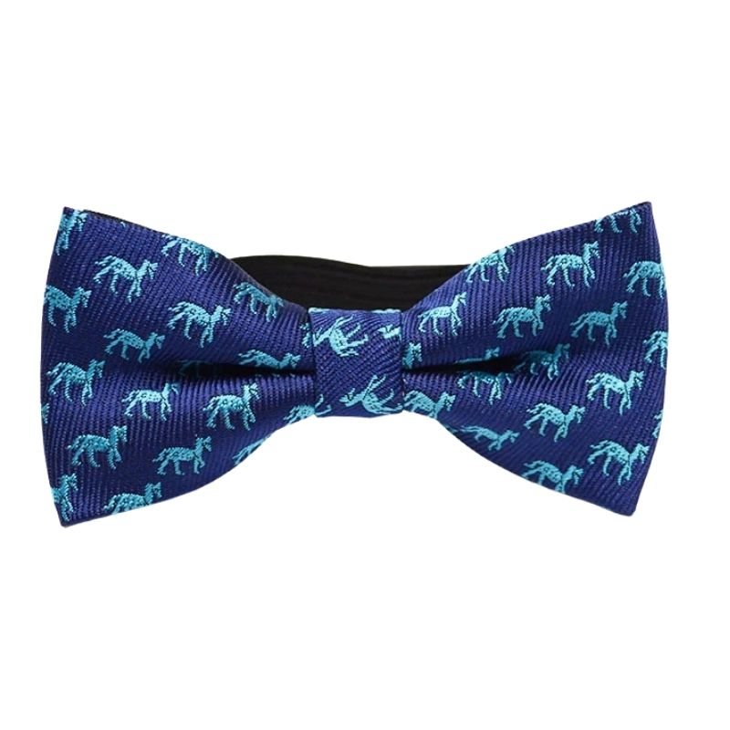 Noeud Papillon Enfant Bleu Cheval