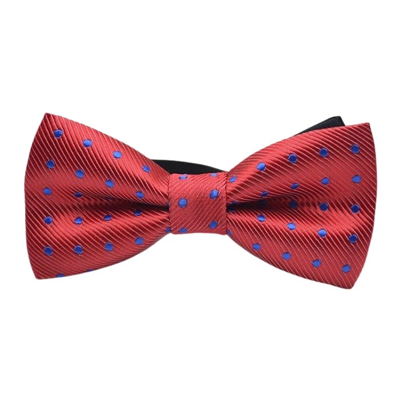 Noeud Papillon Enfant Rouge à Pois