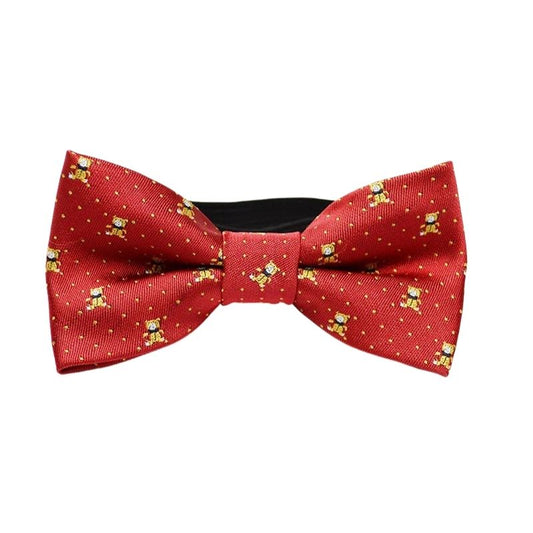 Noeud Papillon Enfant Rouge Ourson
