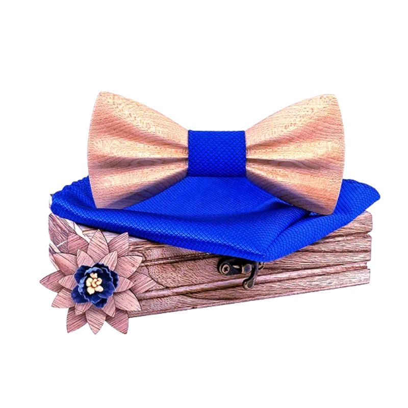 Noeud Papillon Bois Bleu