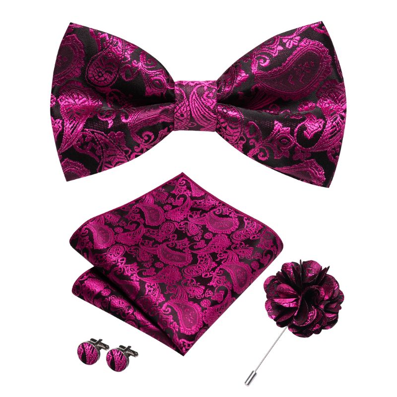 Noeud Papillon Rose Pour Homme