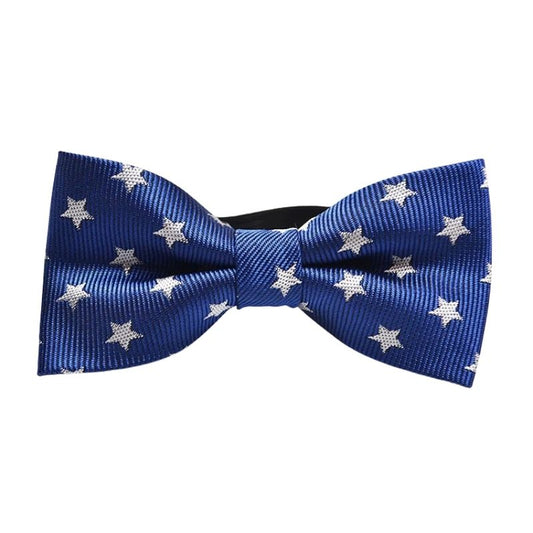 Noeud Papillon Enfant Bleu Étoilé