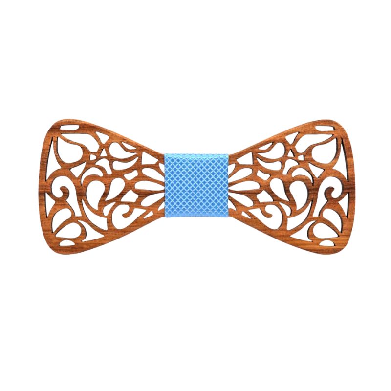 Noeud Papillon en Bois Homme | Bleu Ciel