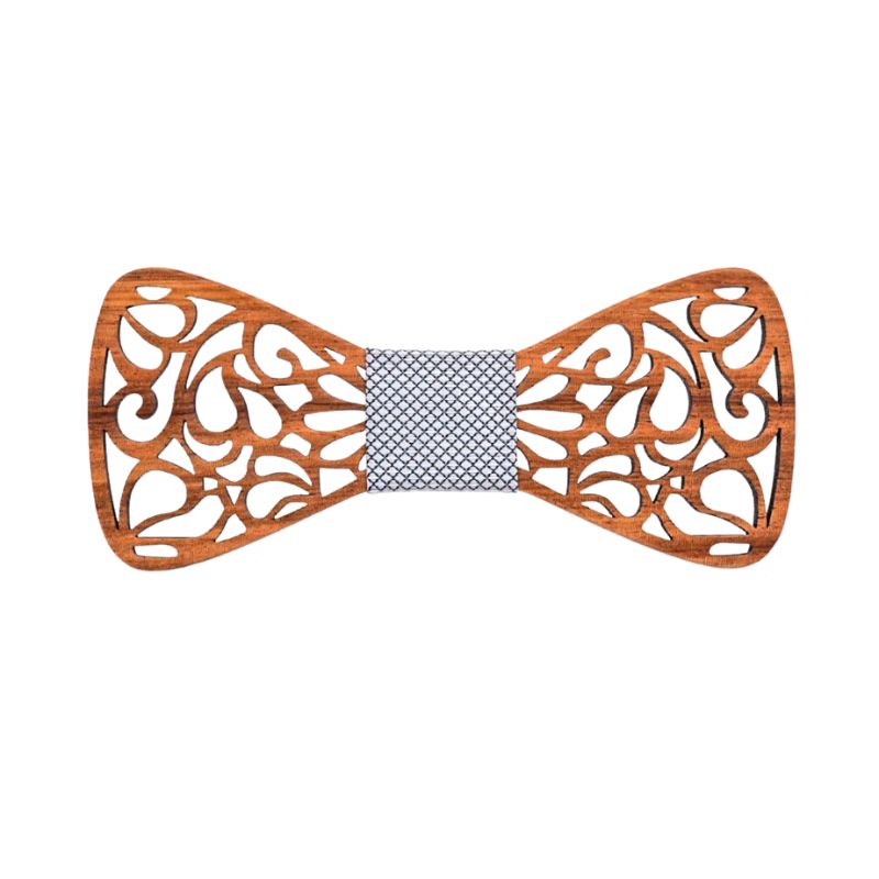 Noeud Papillon en Bois Homme | Gris